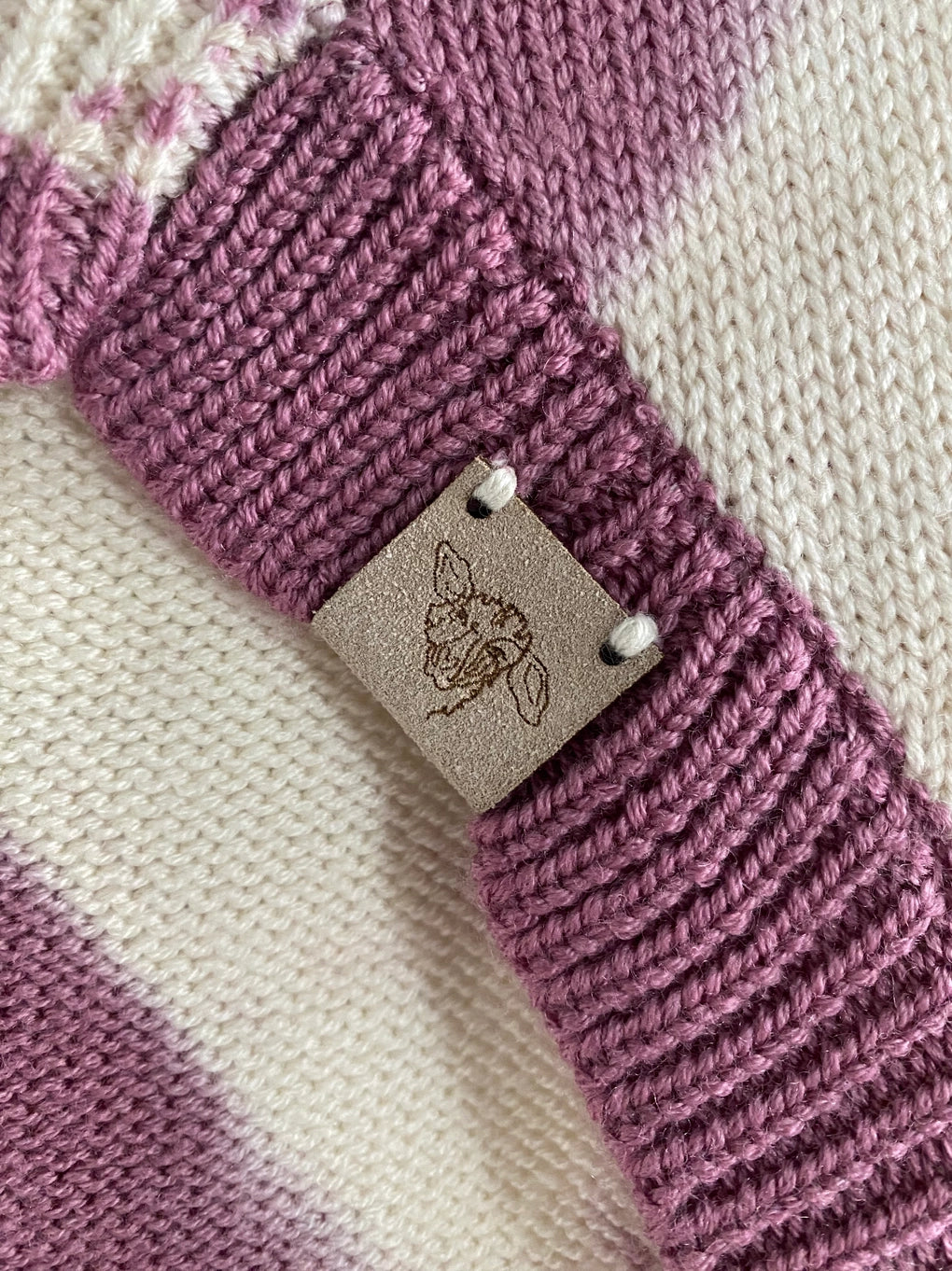 Wooliie Merino Wool Plain Knit Dog Sweater