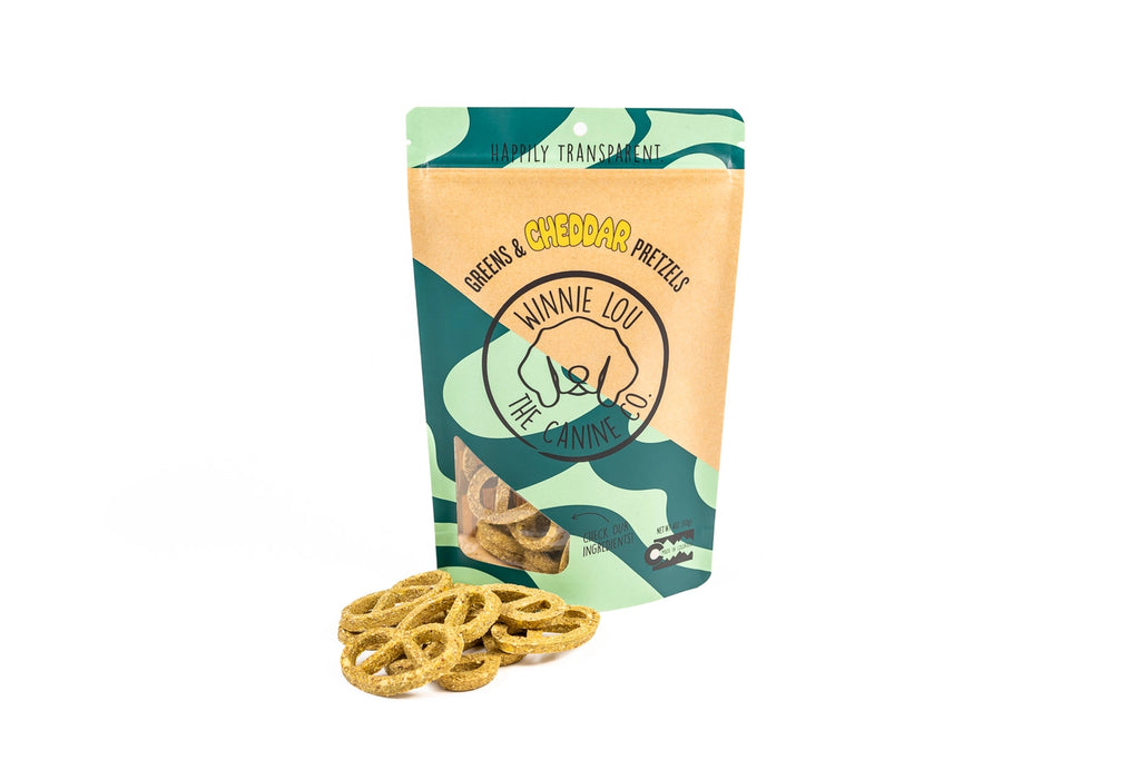 Winnie Lou Greens & Cheddar Pretzels