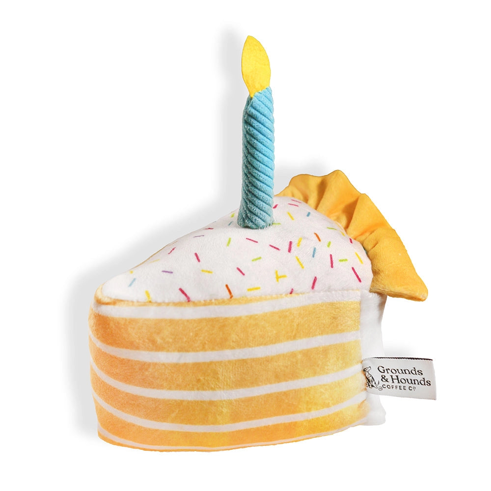Grounds And Hounds Birthday Pup Cake Toy