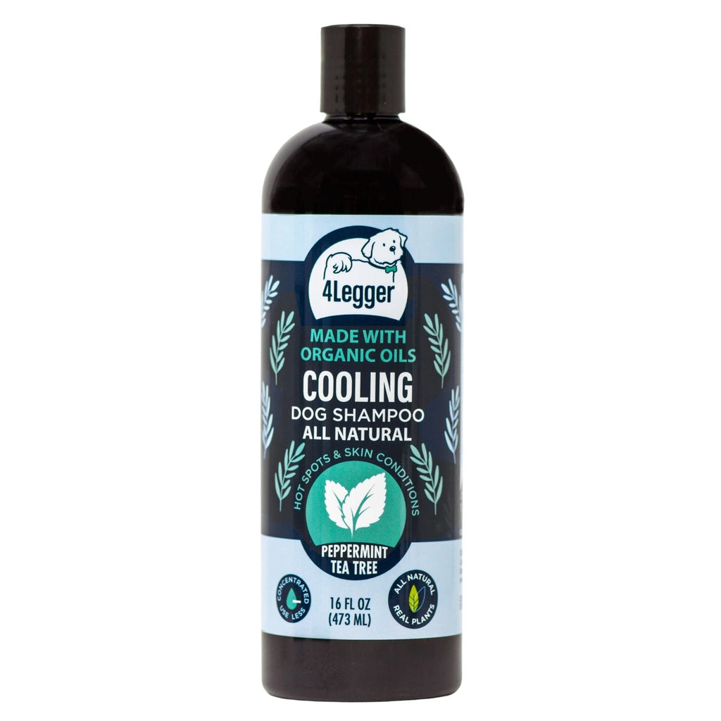4-Legger Cooling Organic Tea Tree Oil Dog Shampoo For Itchy Skin