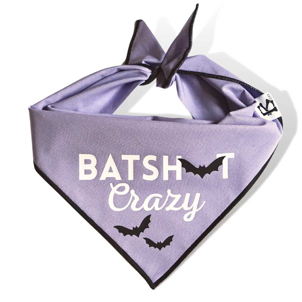 Boneyard Co "Batsh*T Crazy" Dog Bandana