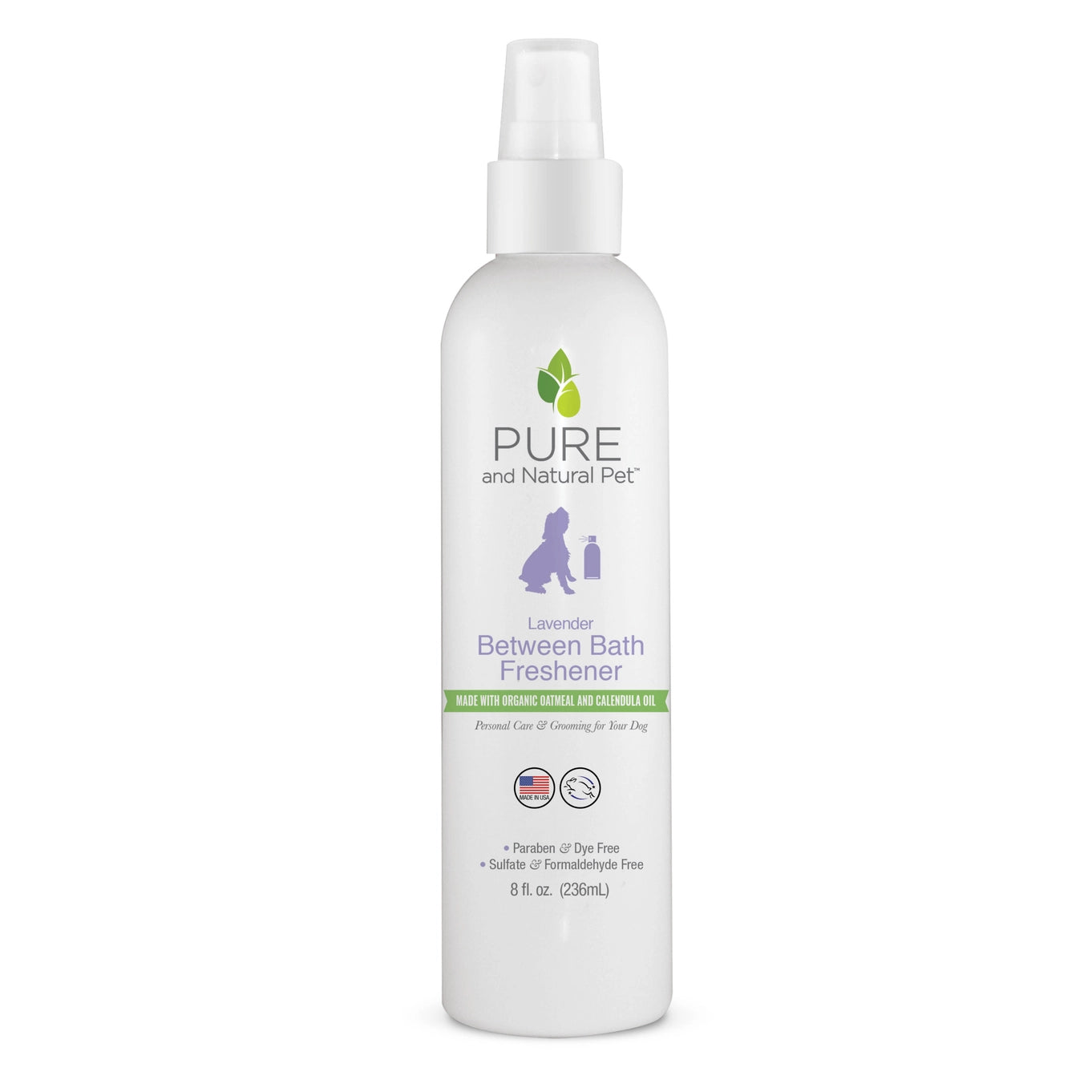 Pure And Natural Pet Between Bath Freshener For Dogs