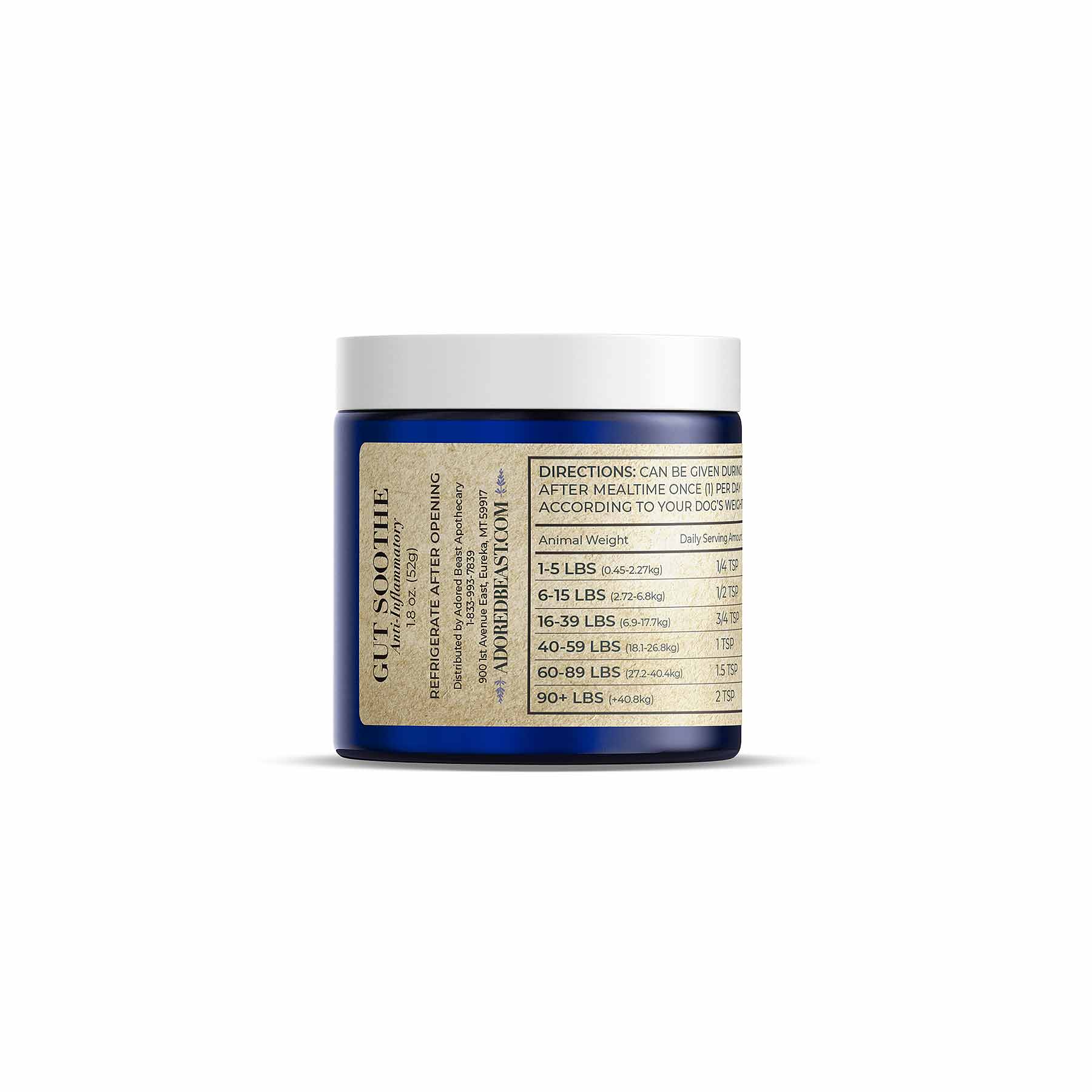 Adored Beast Apothecary Canine Gut Soothe 52g
