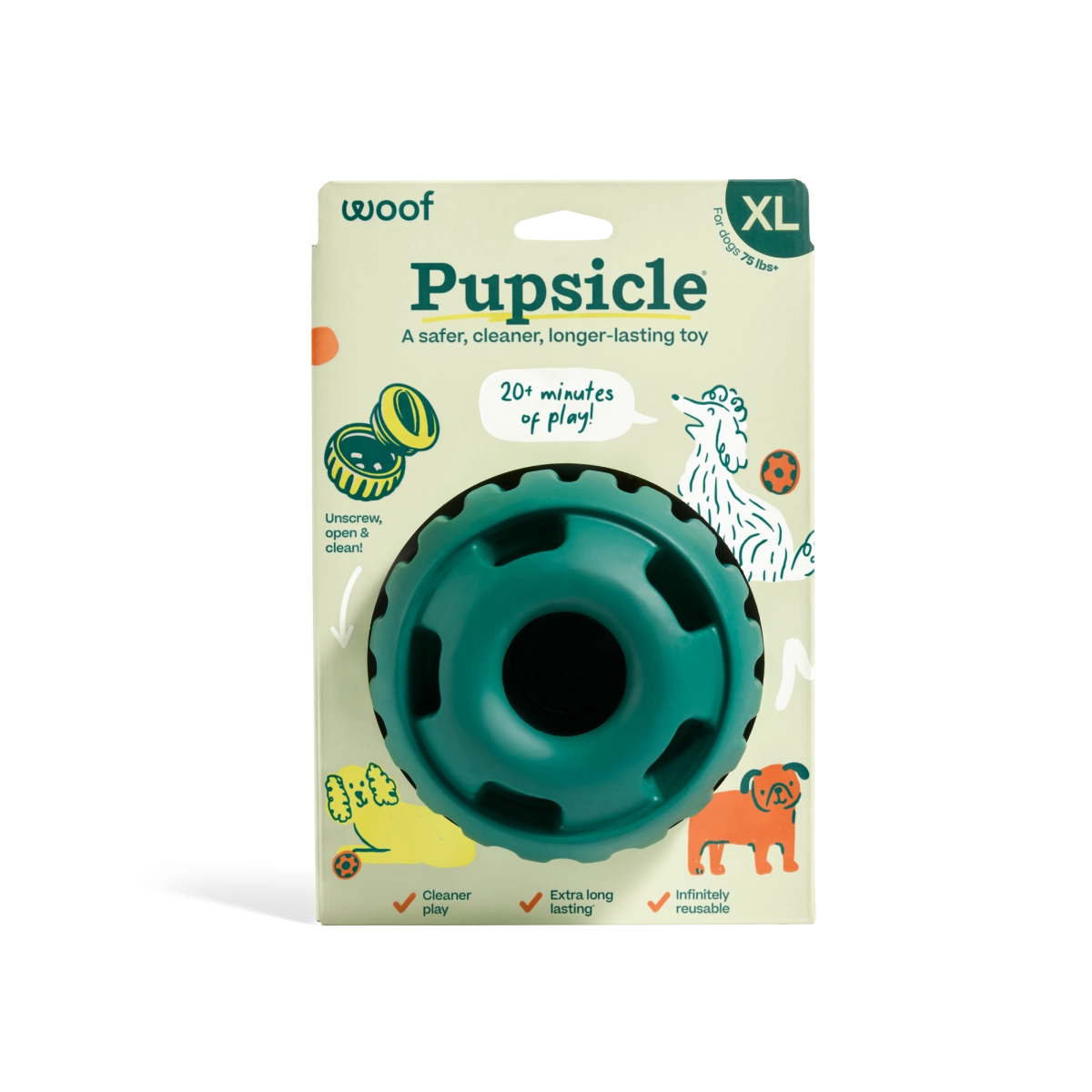 Woof Pupsicle Enrichment Toy