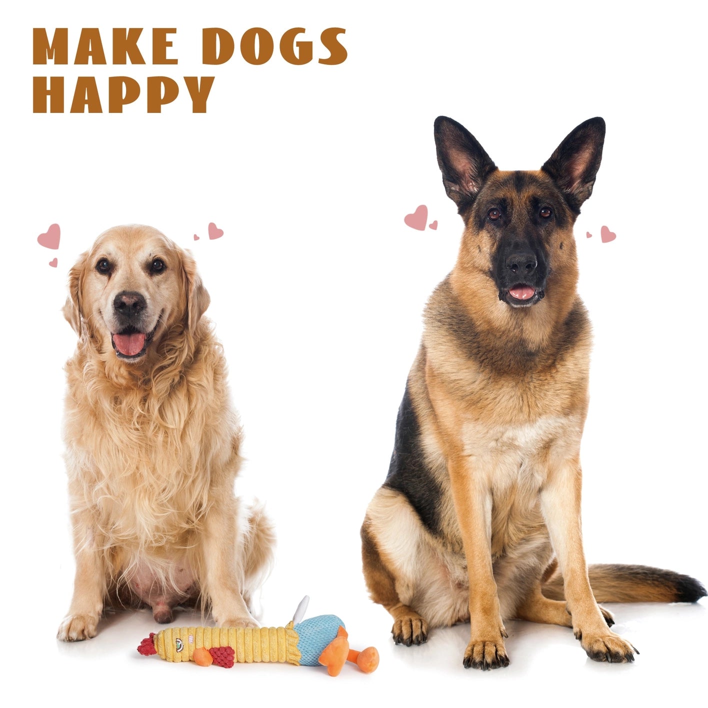 Nocciola 3 in 1 Chicken Rubber Dog Toy