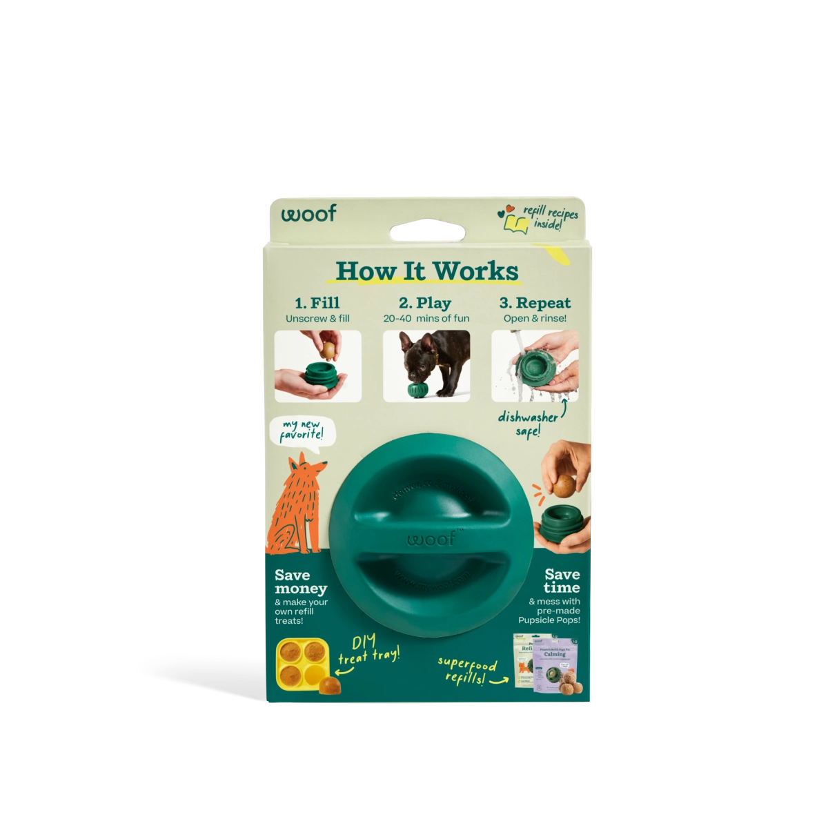 Woof Pupsicle Enrichment Toy