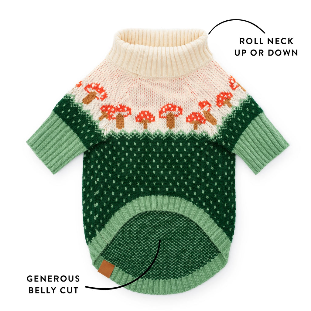 The Foggy Dog Toadstool Dog Sweater
