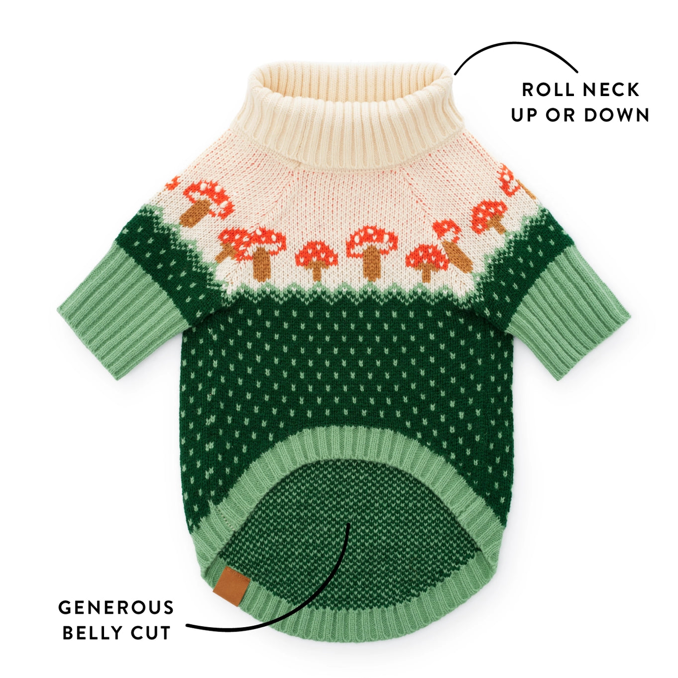 The Foggy Dog Toadstool Dog Sweater