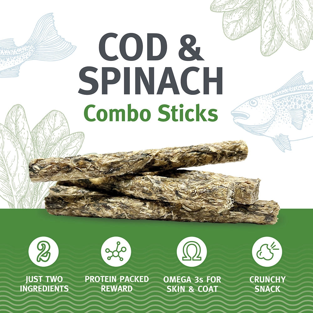 Icelandic+ Cod & Spinach Combo Sticks