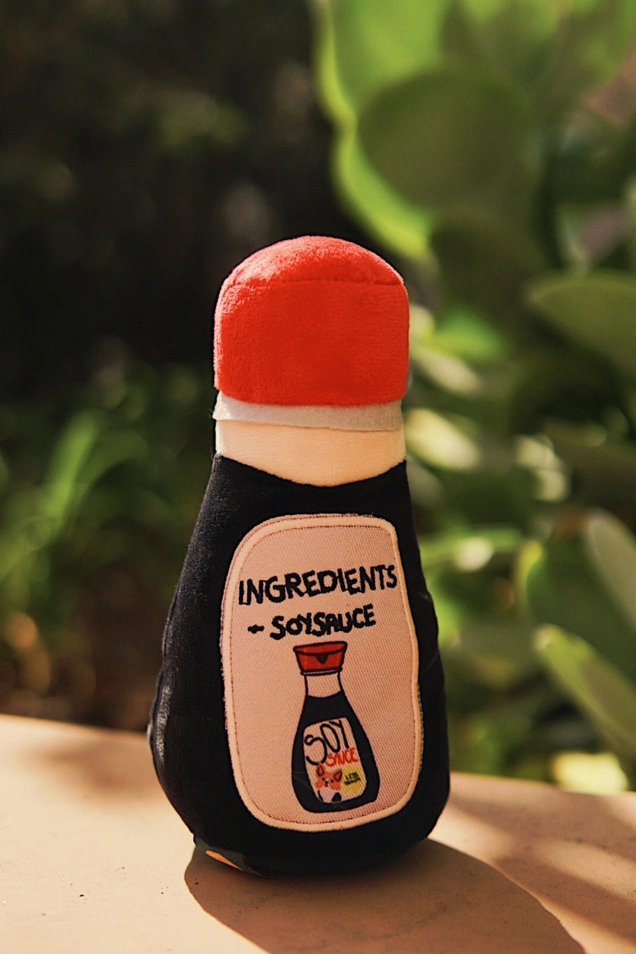 Woof & Co. Bottle Of Soy Sauce Dog Toy