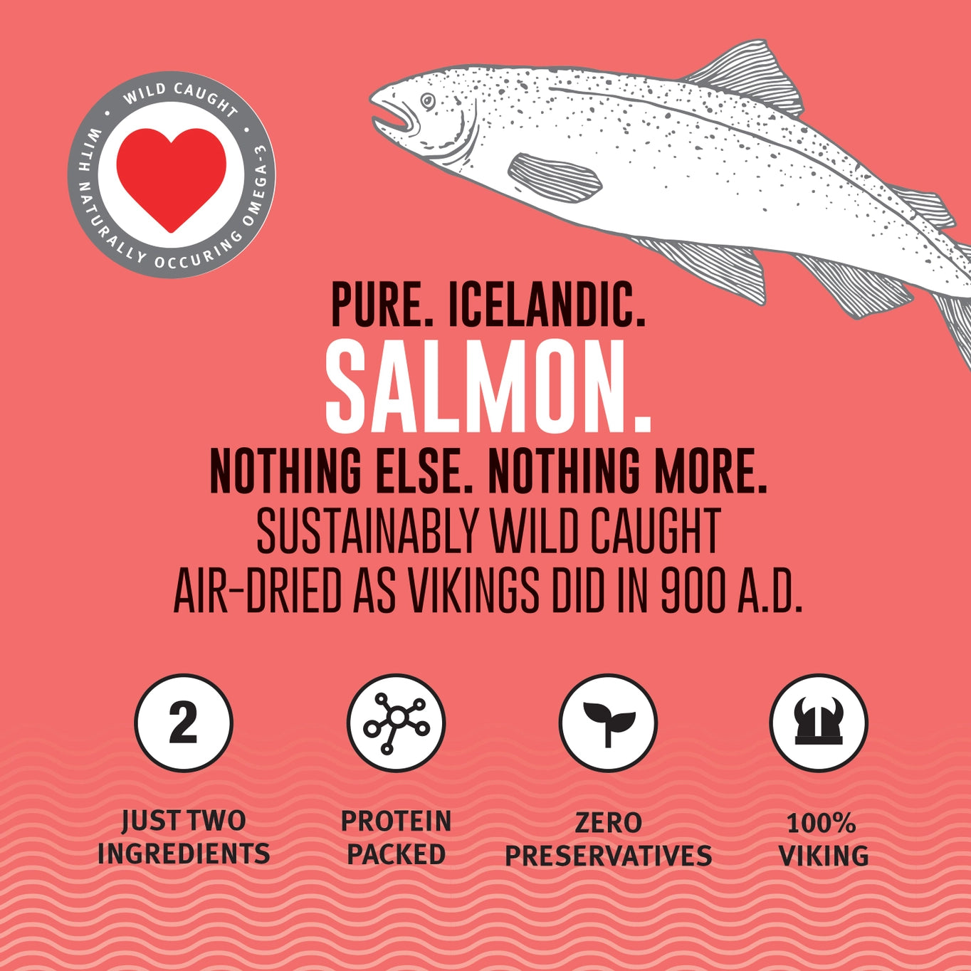 Icelandic+ Mini Salmon Chips 2.5oz