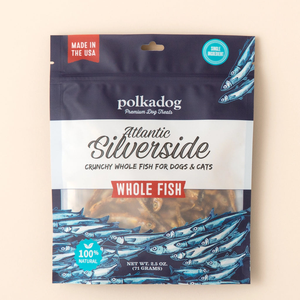 Polkadog Silverside Whole Fish Dog and Cat Treats