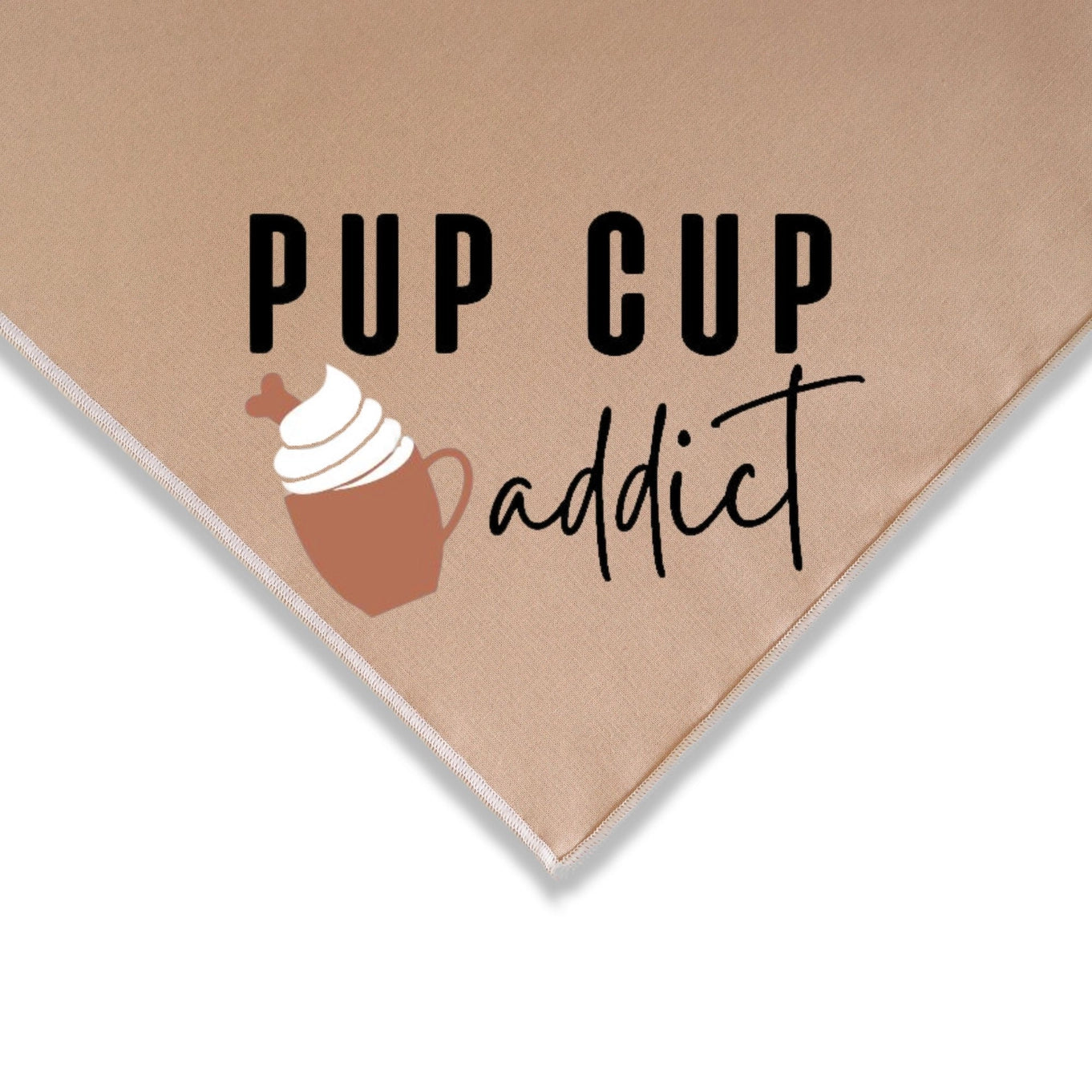 Boneyard Co "Pup Cup Addict" Dog Bandana