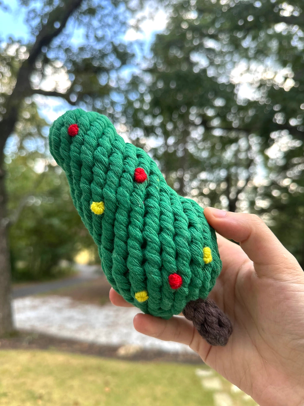 Monli Christmas Tree Dog Toy