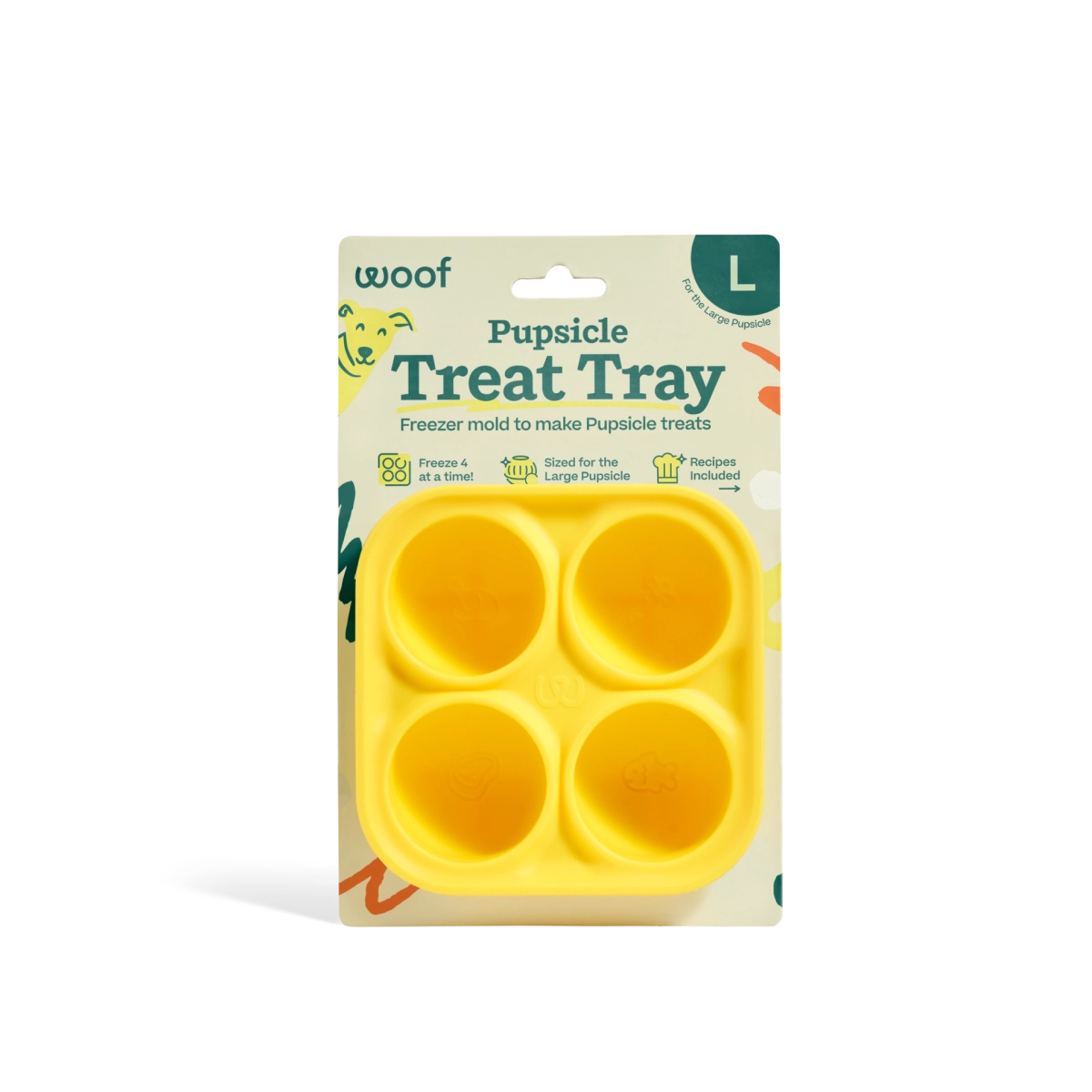 Woof Pupsicle Treat Tray