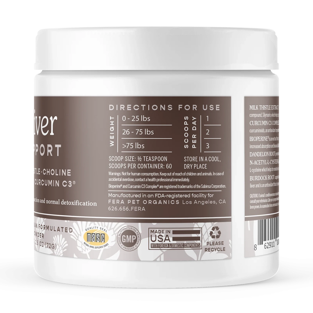 Fera Pets Liver Support Supplement For Dogs and Cats