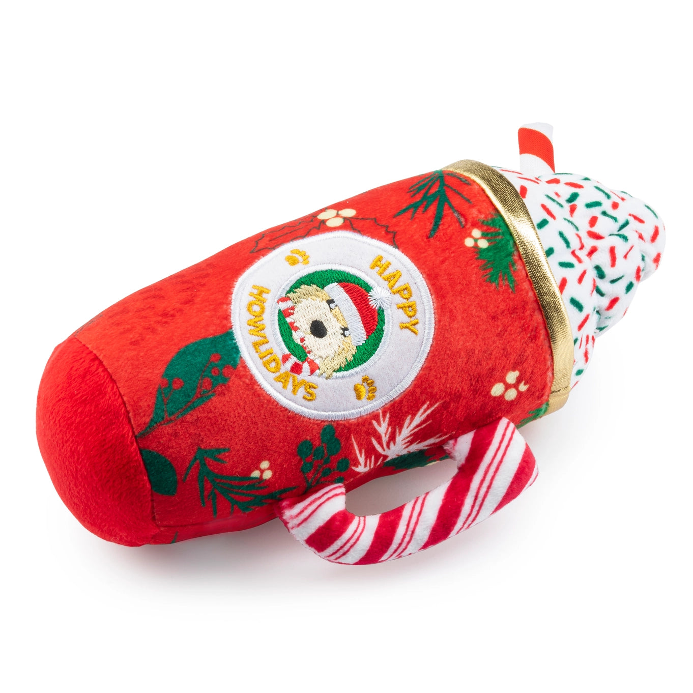 Haute Diggity Dog Howliday Cheer Mug Christmas Dog Toy