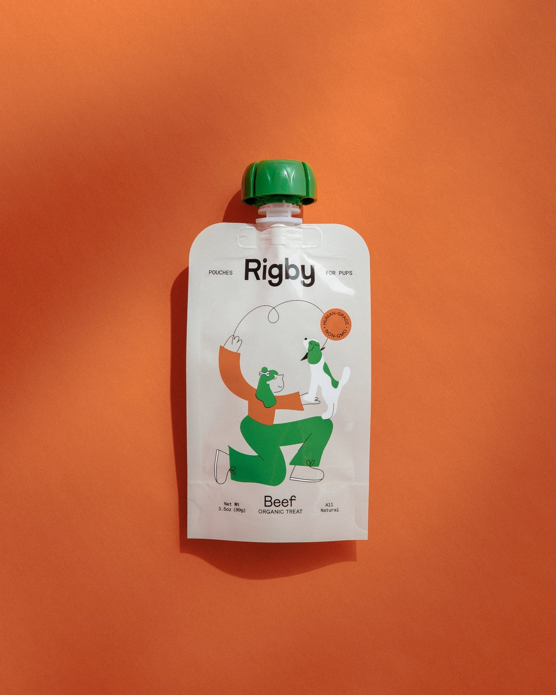 Rigby Organic Beef Squeeze Pouch - 6 Pack