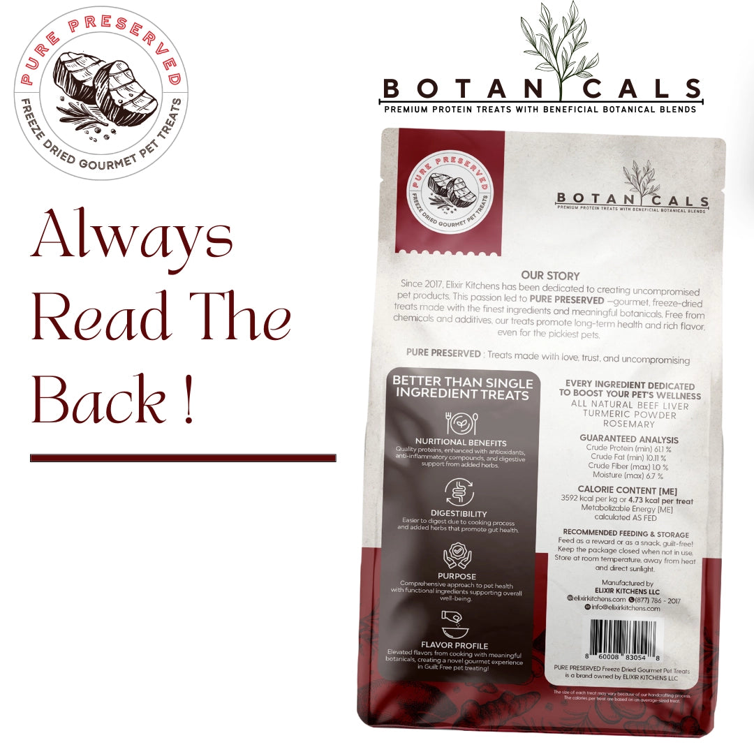 Elixir Kitchen Beef Liver Treats