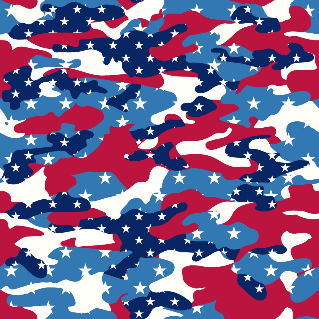 Pittie Clothing Co. Pawtriotic Camo Muscle Tee