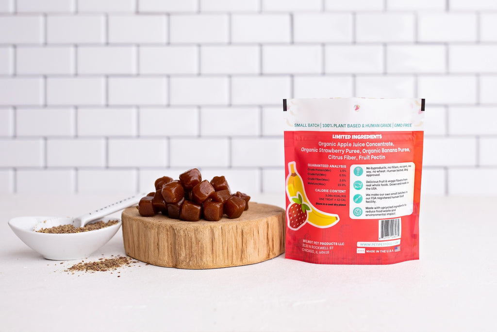 Petipet Bananas + Strawberry Treats - Vegan