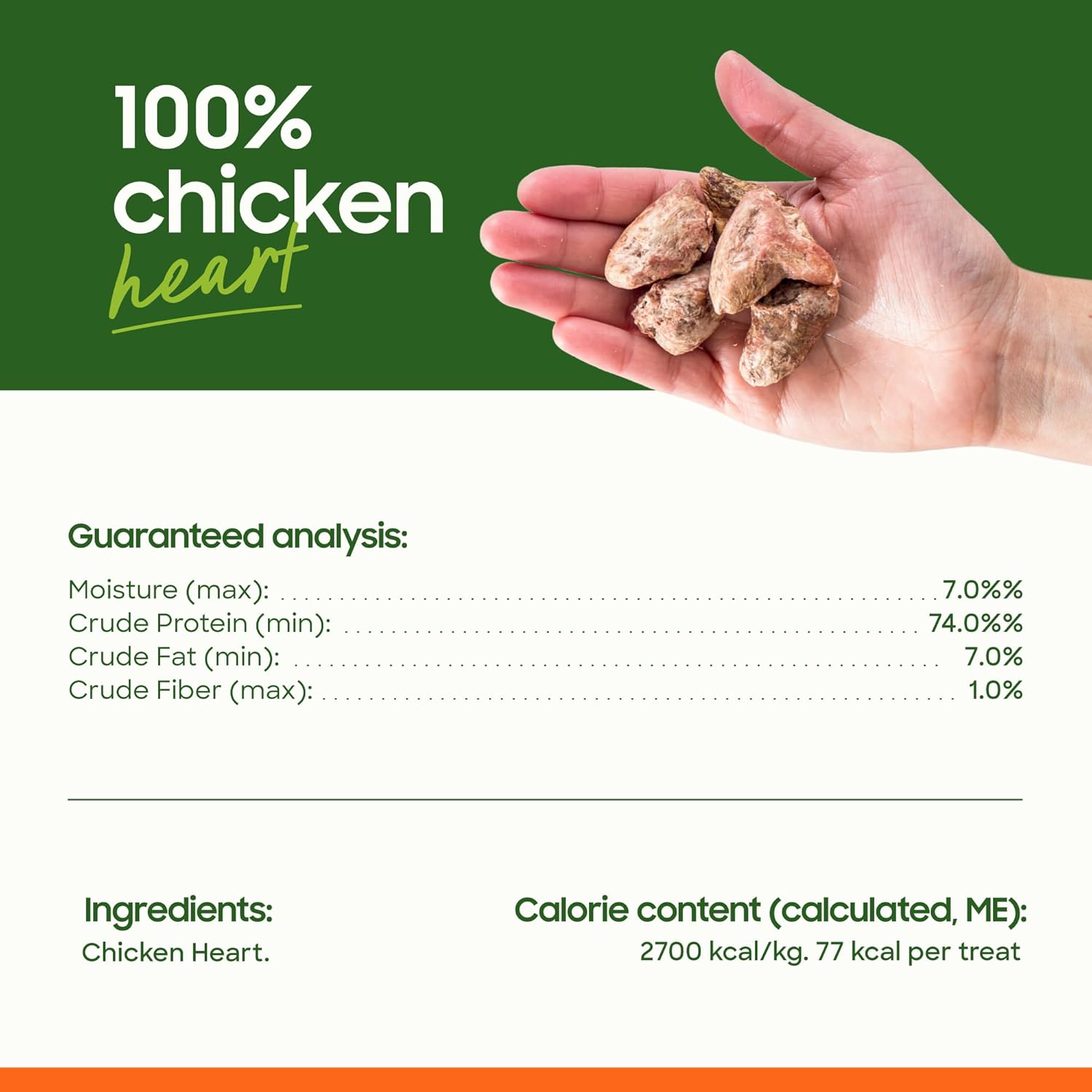 Smallbatchpets Freeze Dried Chicken Hearts