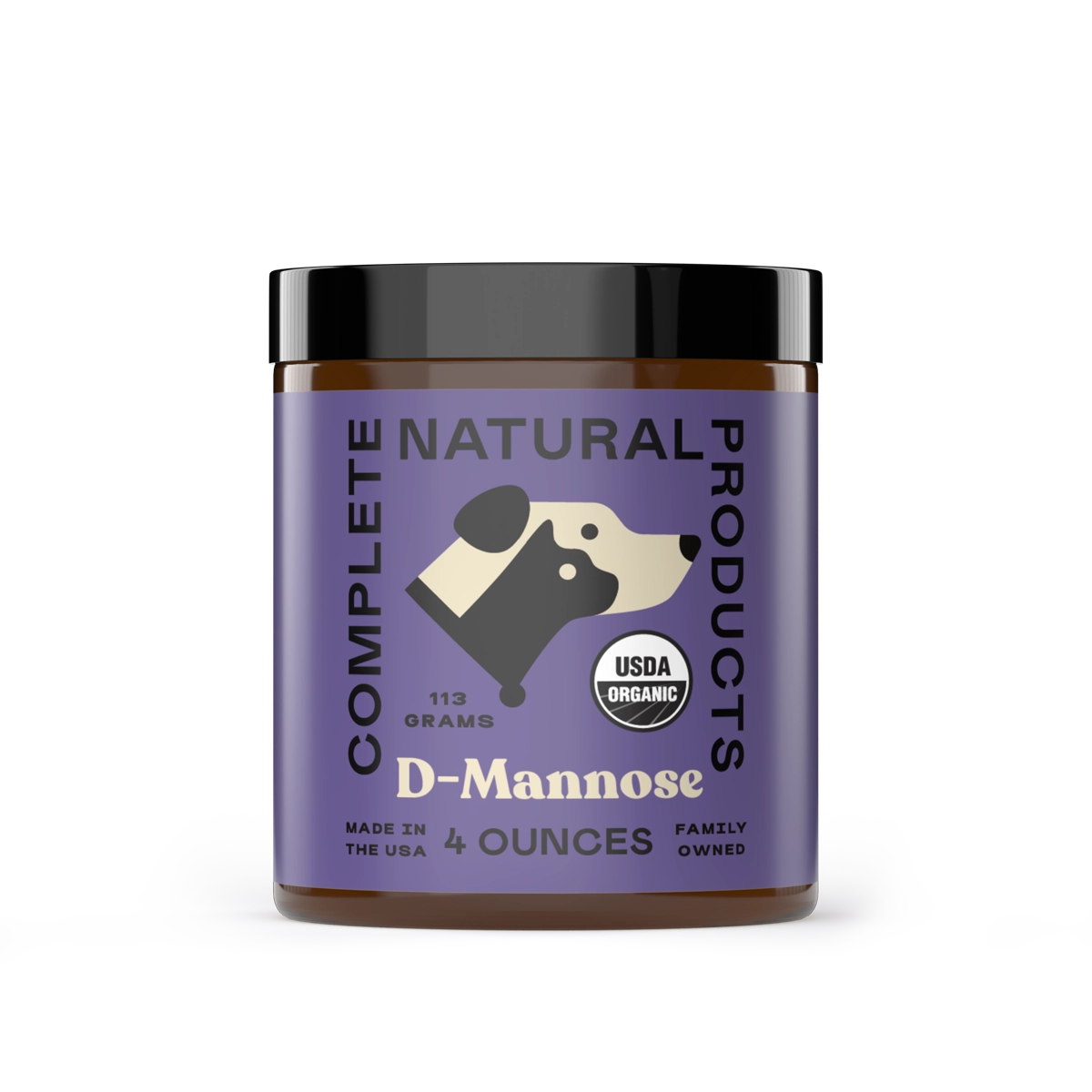 Complete Natural Products Organic D-Mannose Powder For Dogs and Cats