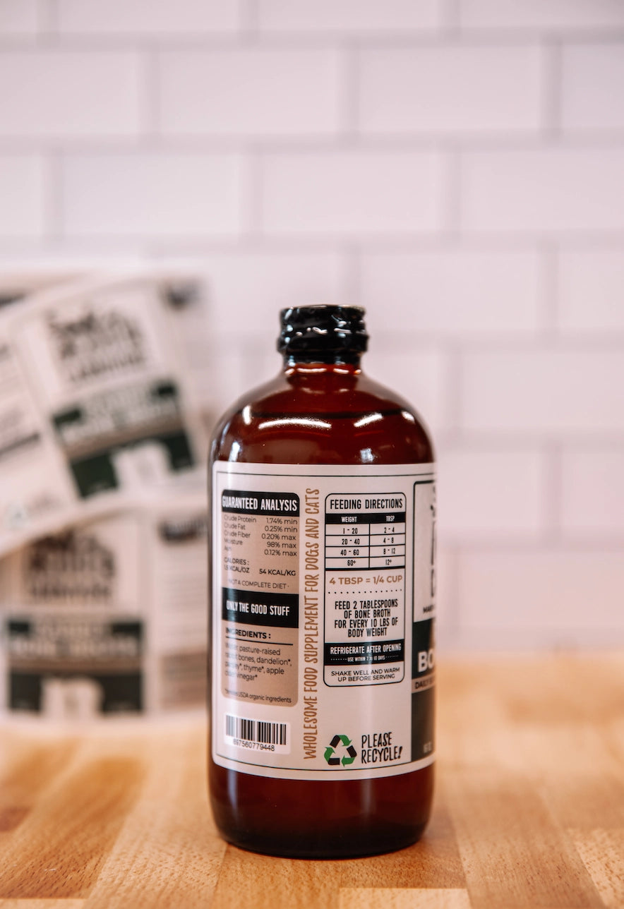 Crude Carnivore Rabbit Bone Broth For Dogs and Cats