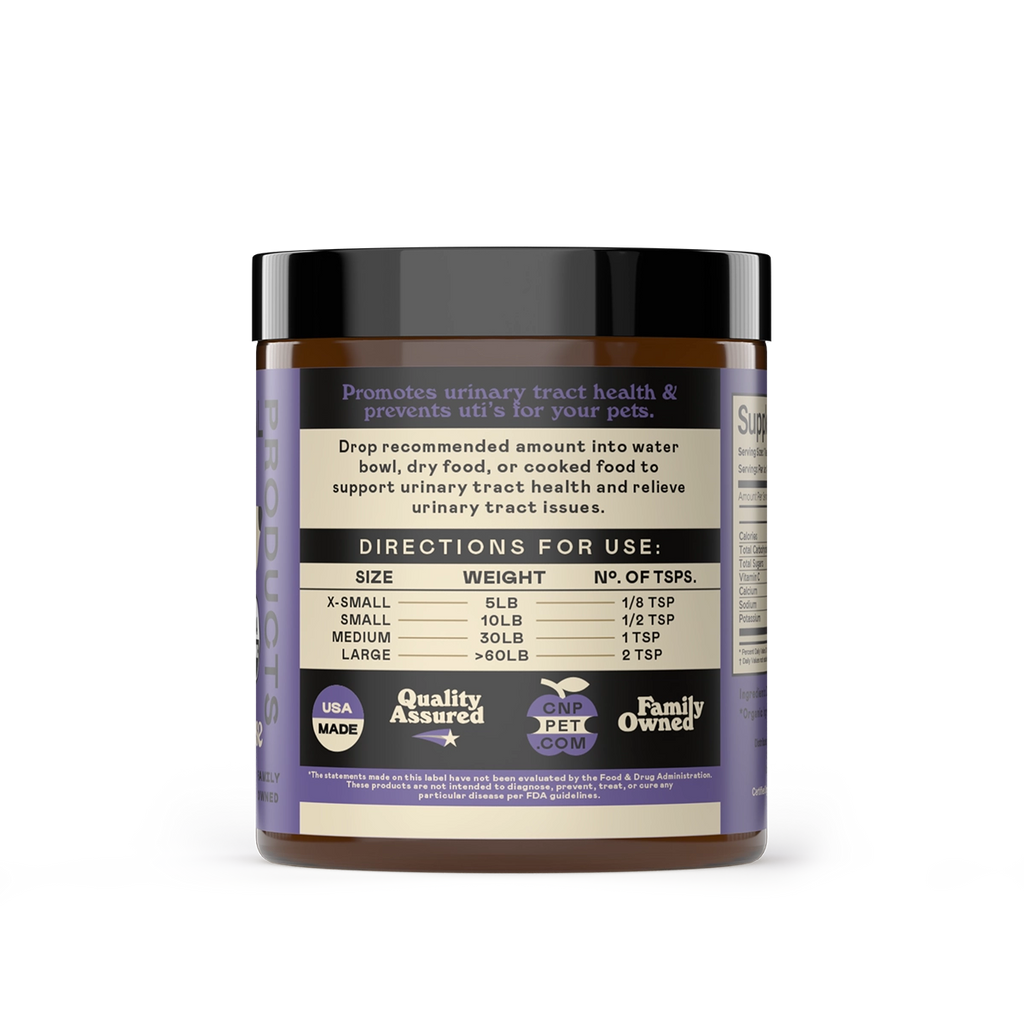 Complete Natural Products Organic D-Mannose Powder For Dogs and Cats