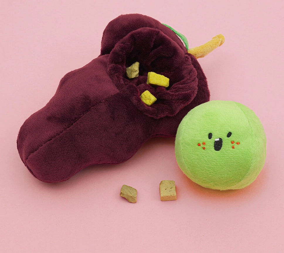 Woof & Co. Grape Dog Plush Toy