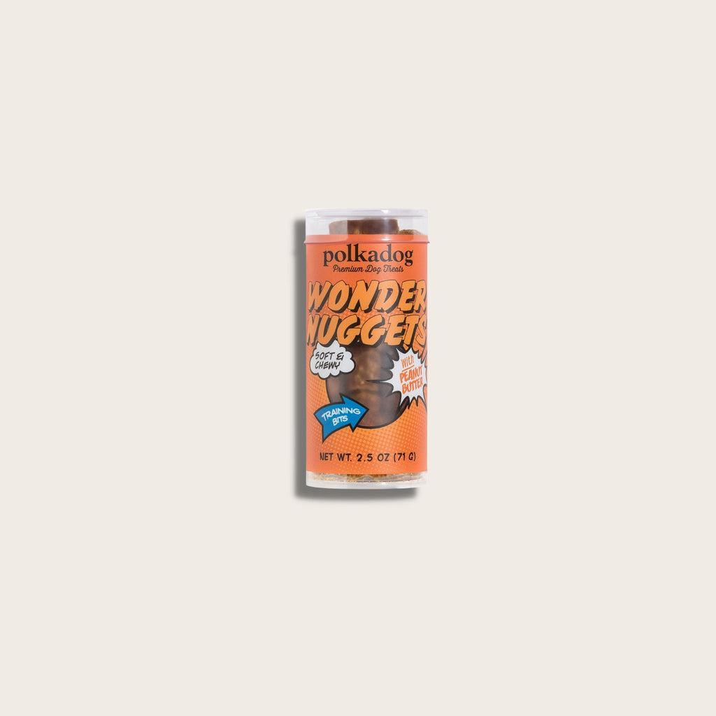 Polka Dog Mini Tube: Wonder Nuggets, Peanut Butter Dog Treat