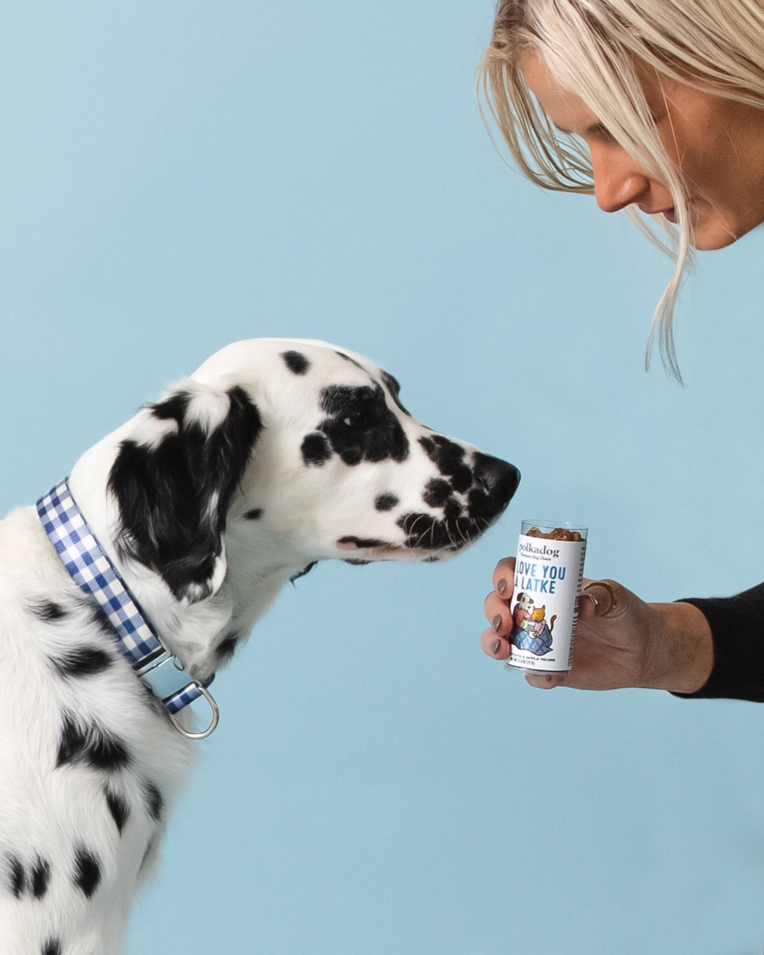 Polka Dog Holiday Mini Tube - I Love You A Latke Dog Treats
