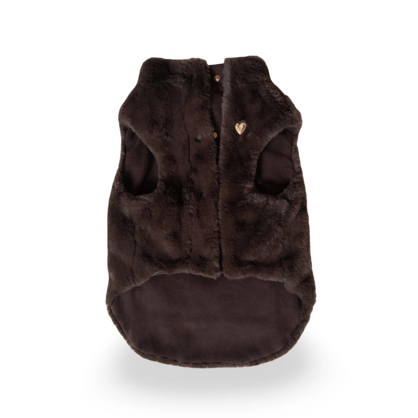 GIGI'S USA Furlowe Dog Vest - Mocha