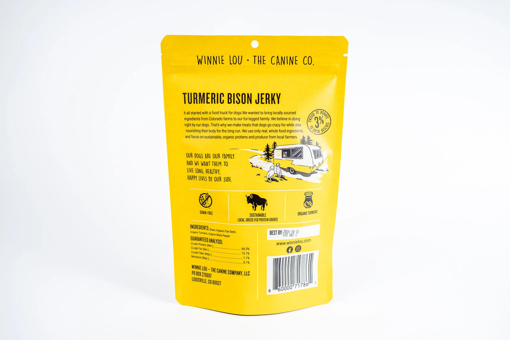 Winnie Lou Turmeric Bison Jerky
