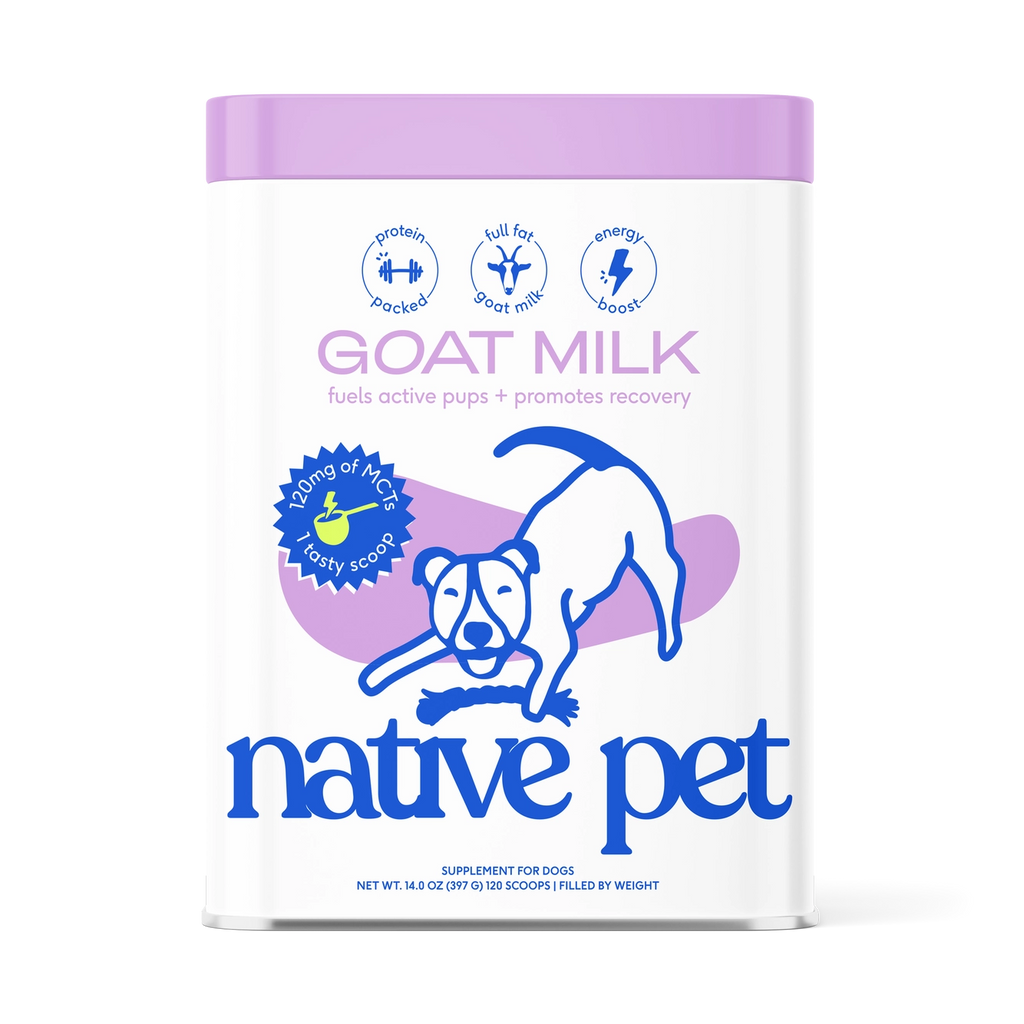 Native Pet Goat Milk Powder Recovery & Energy Support For Active Dogs