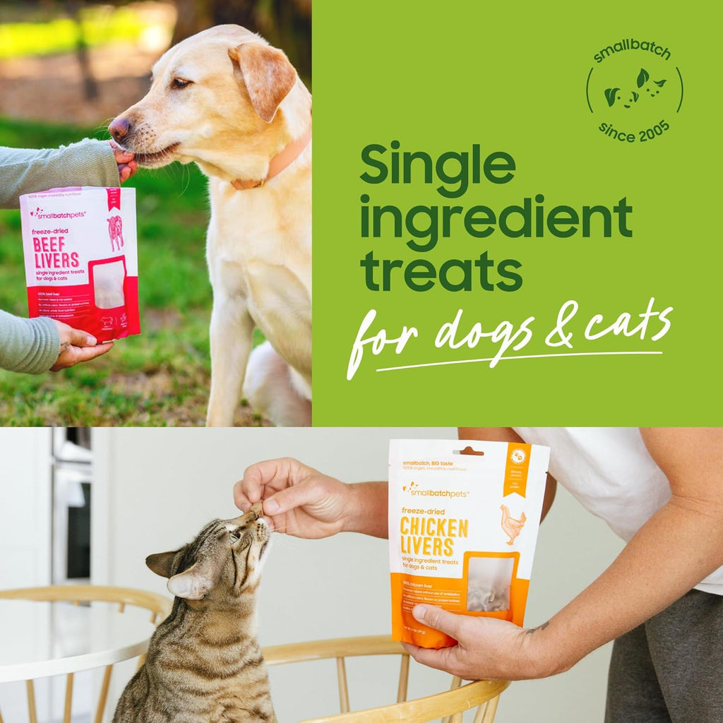 Smallbatchpets Freeze Dried Beef Hearts