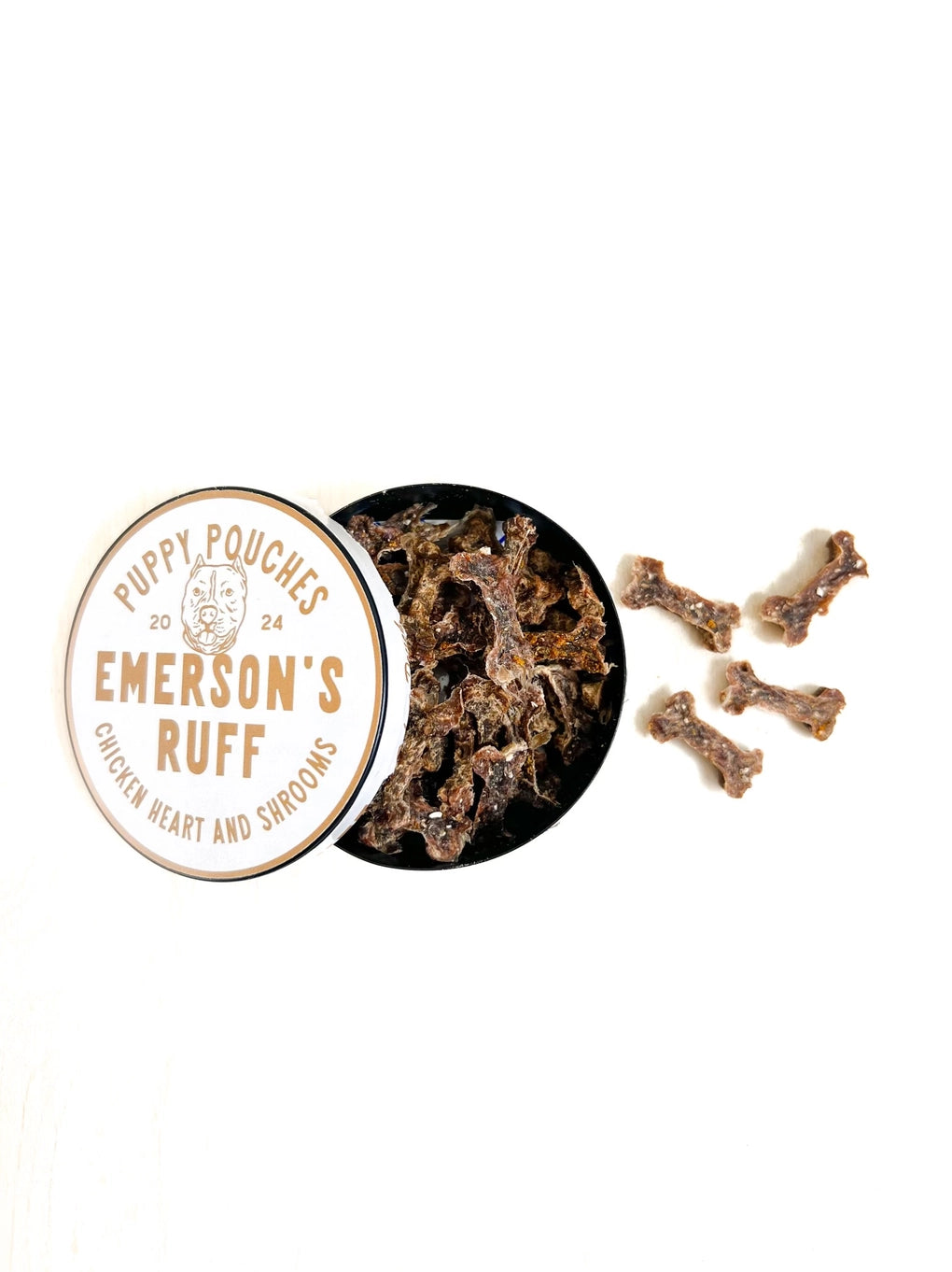 Emerson's Ruff Puppy Pouches | Chicken Heart & Shrooms
