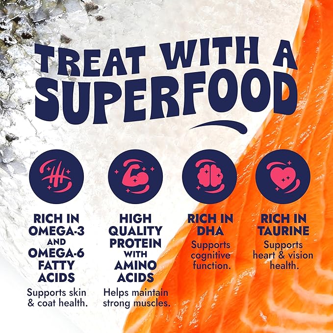 Finfare Freeze Dried Salmon Skins For Dogs & Cats