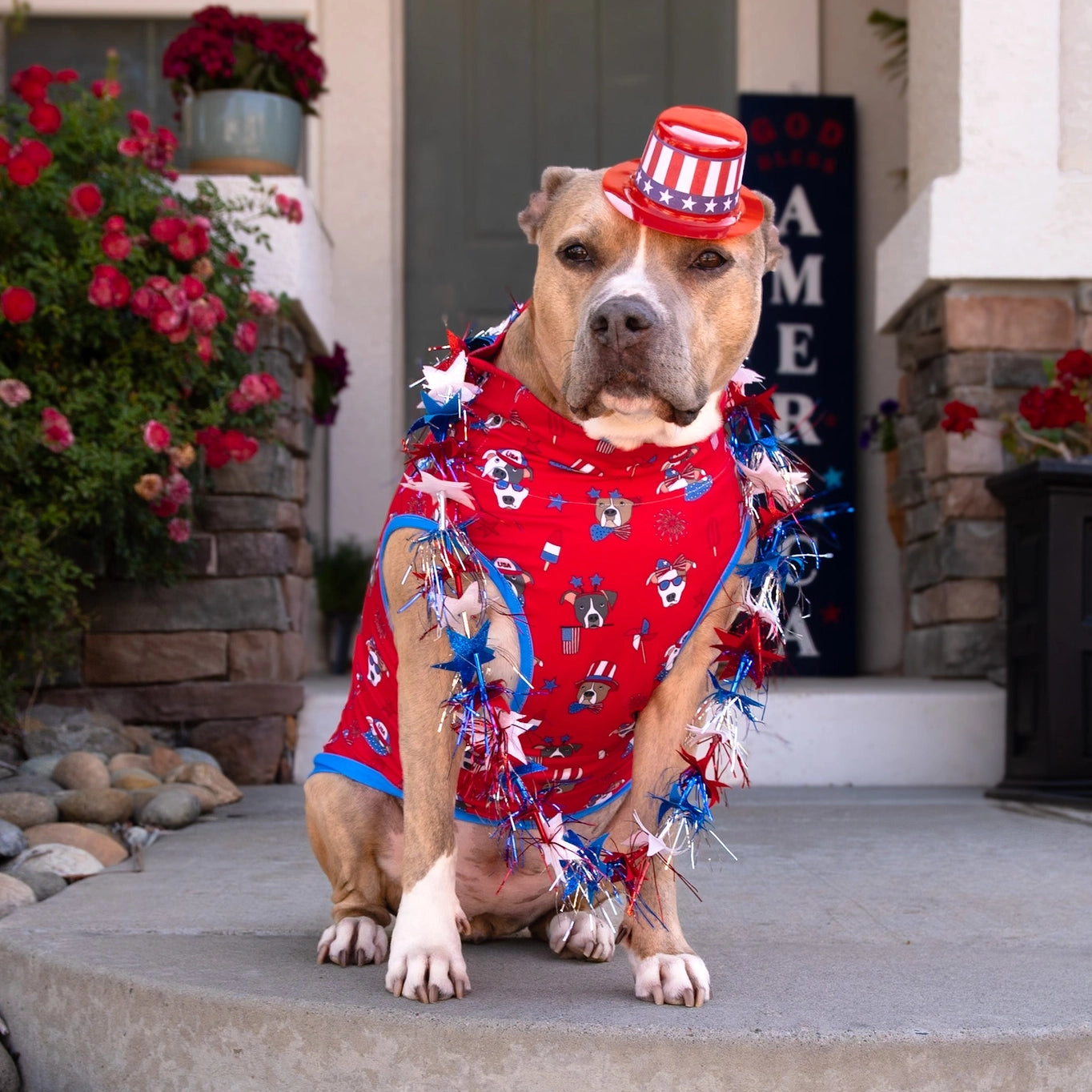 Pittie Clothing Co. Sploots & Sparklers Muscle Tee
