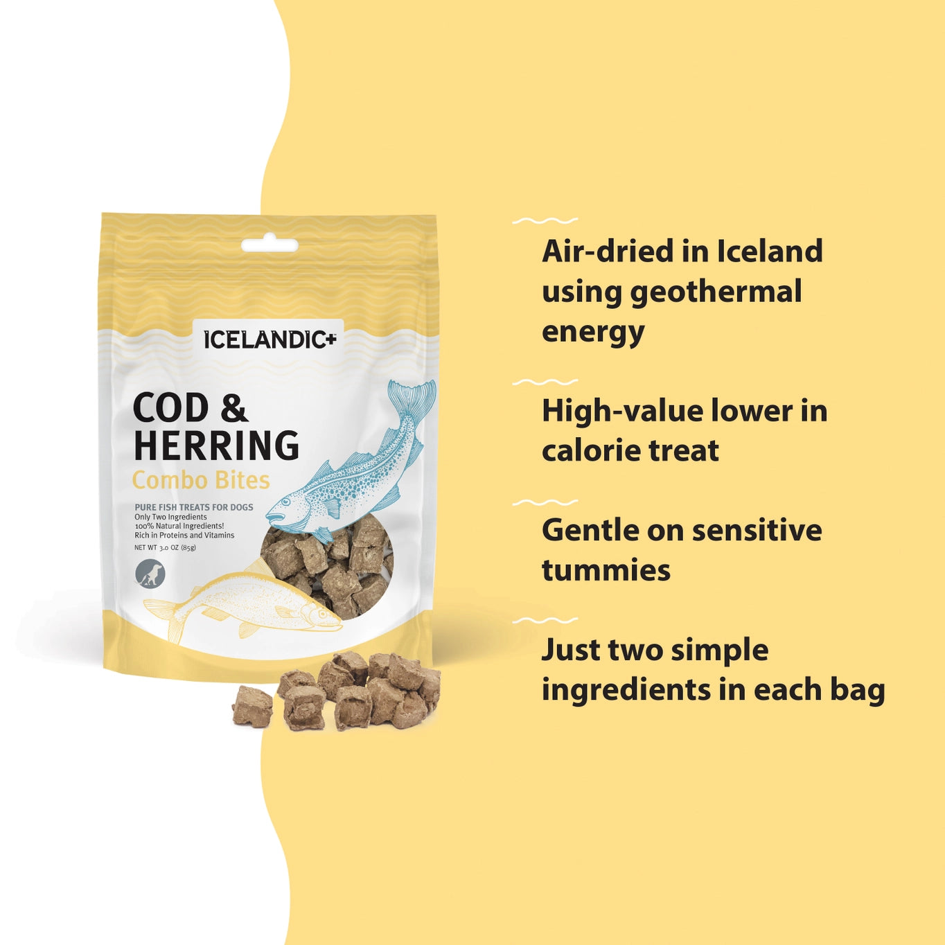 Icelandic+ Cod & Herring Combo Bites
