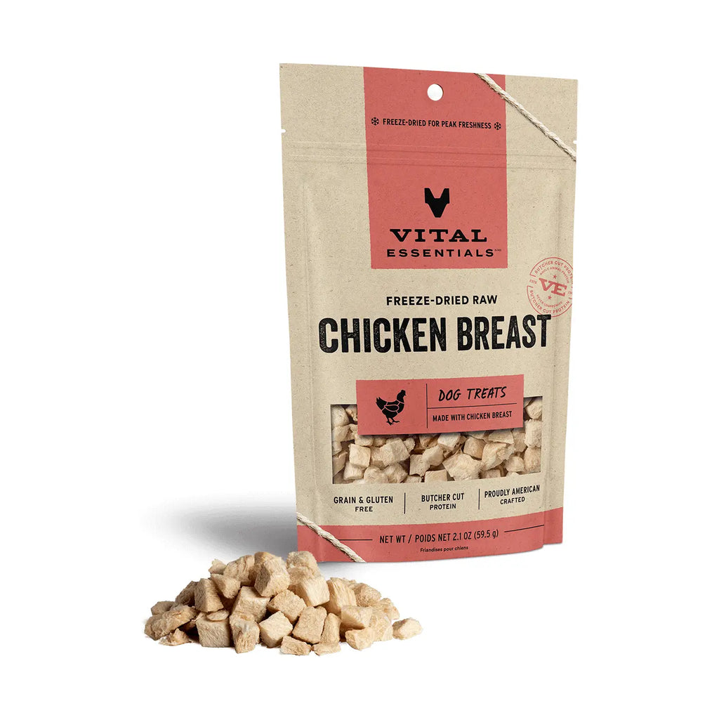 Vital Essentials Chicken Breast Fd Dog Treats 2.1 oz