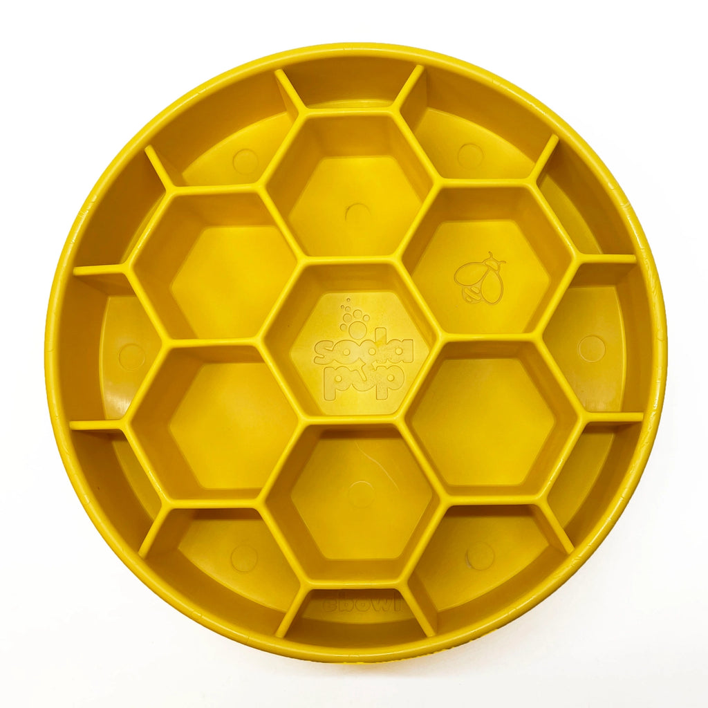 Sodapup Honeycomb Design Slow Feeder Bowl For Dogs