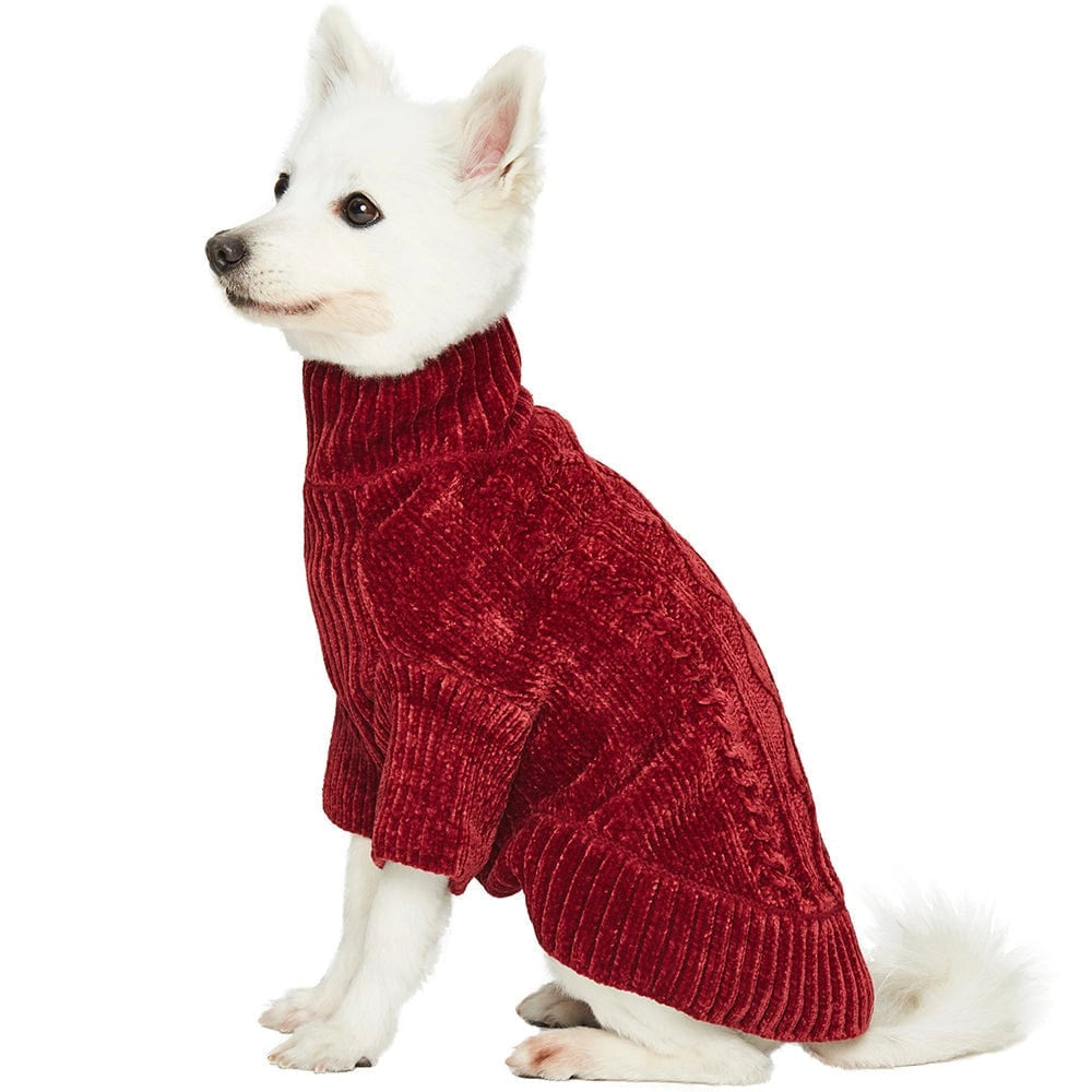 Chenille Dog Sweater
