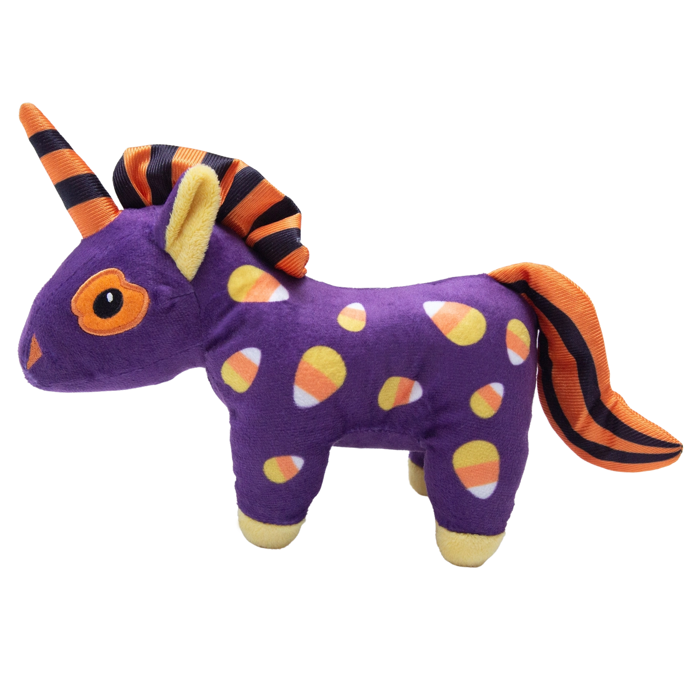 Snug Arooz Candy Corn Unicorn Dog Toy