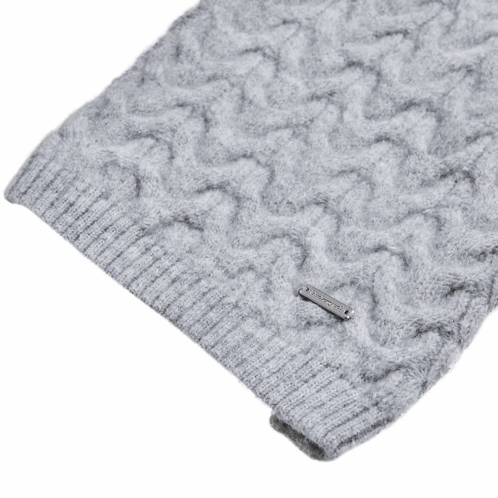 Fuzzy Textured Turtle Neck Knit Sweater