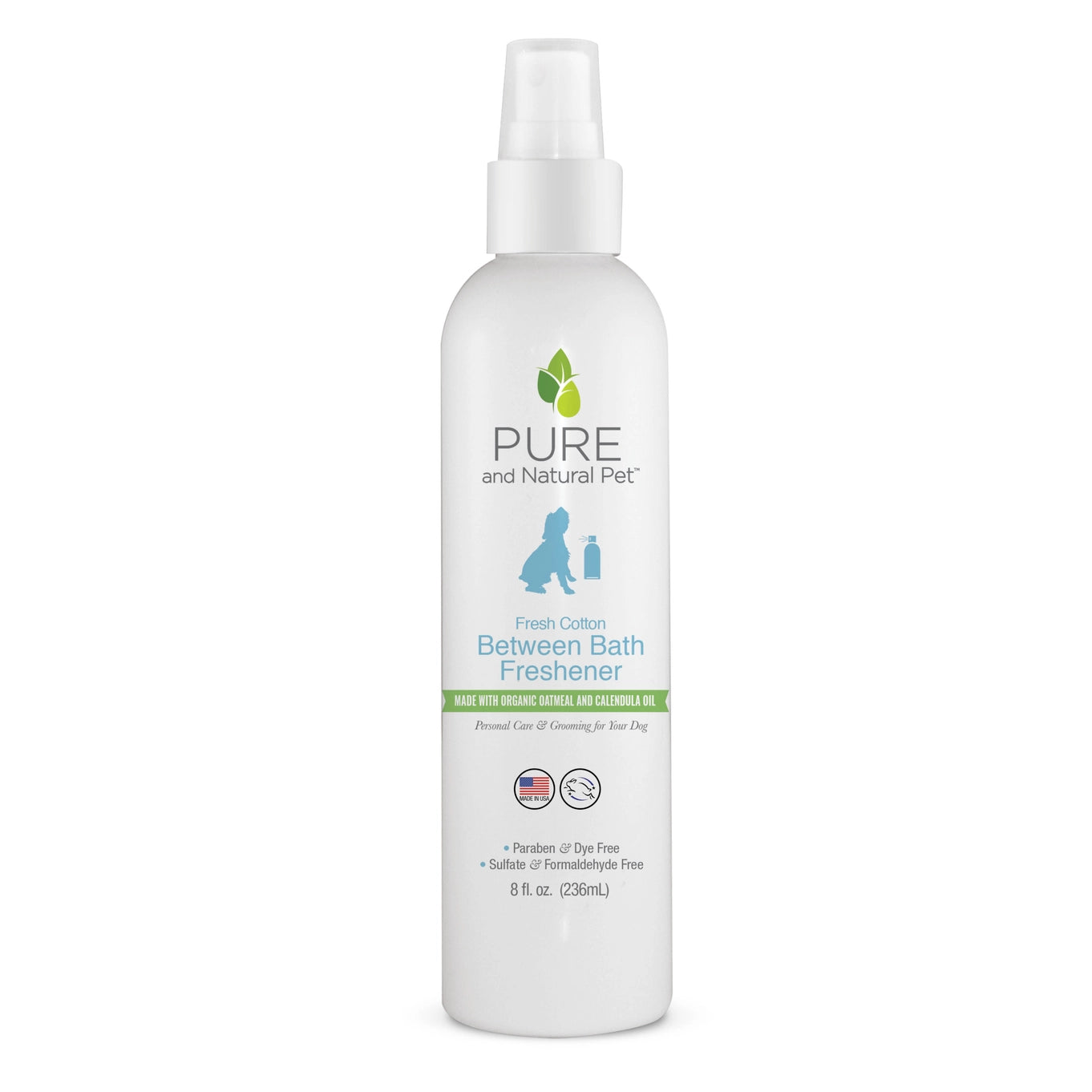 Pure And Natural Pet Between Bath Freshener For Dogs