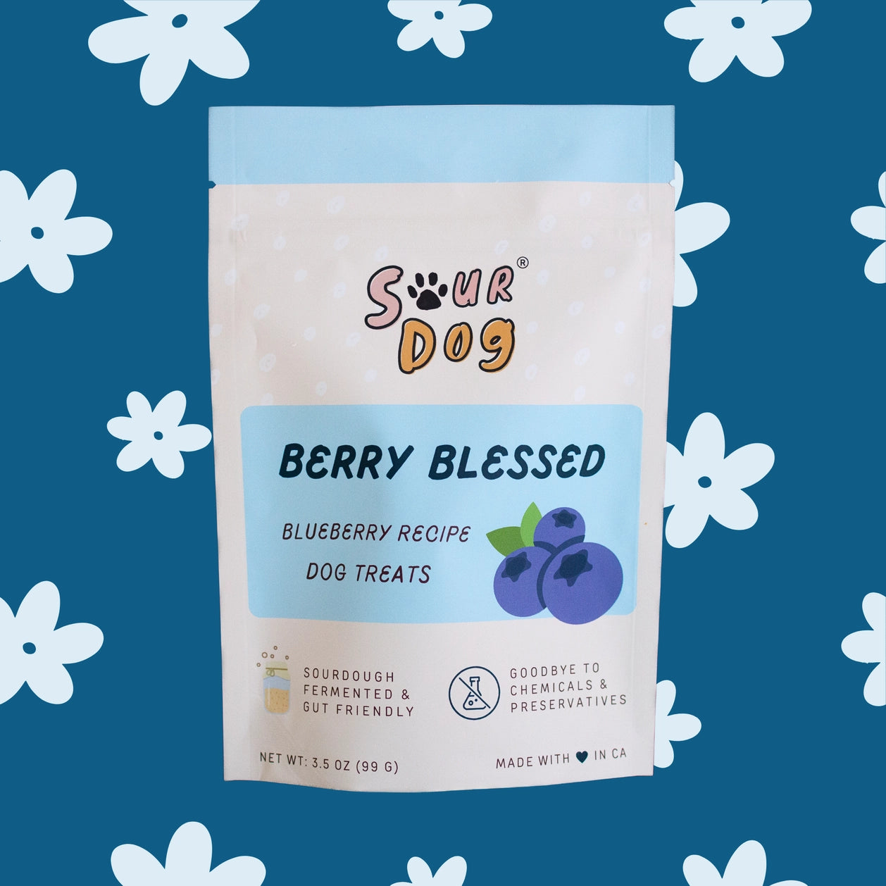 Sour Dog Berry Blessed - Blueberry Sourdough Dog Treats