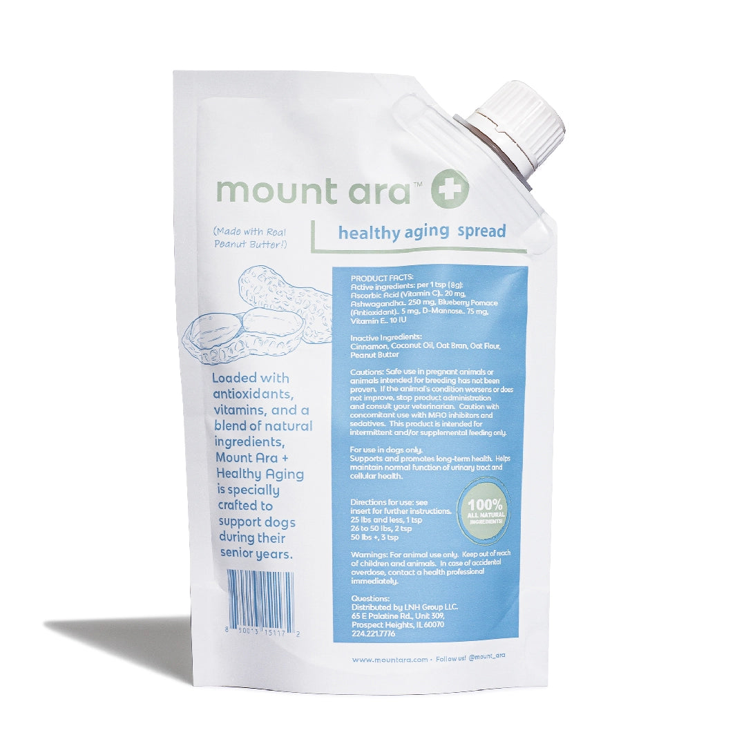 Mount Ara Functional Peanut Butter For Aging Dogs