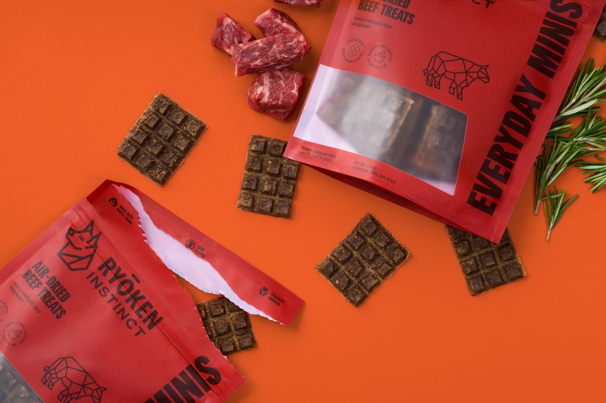 Ryōken Instinct Beef Mini Training Treats For Dogs