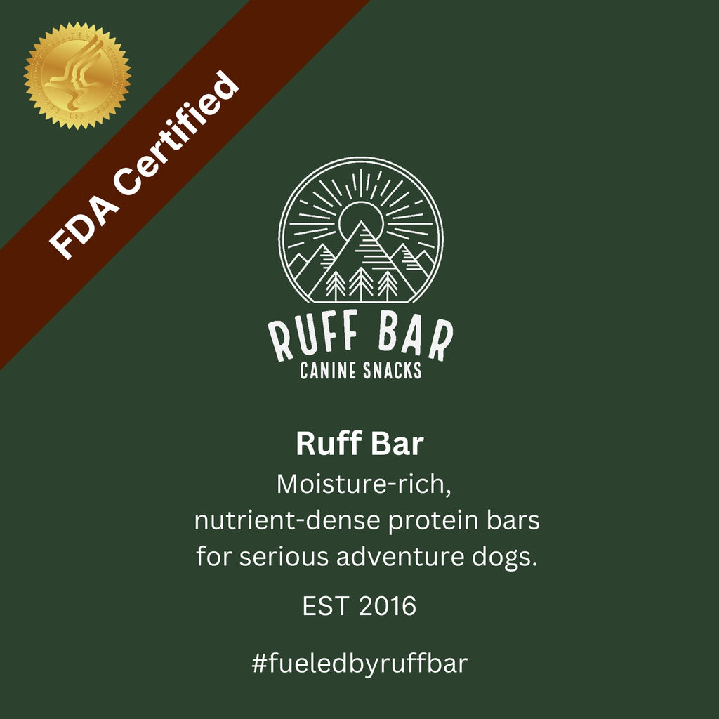 Ruff Bar Pork Ruff Bars - the First Protein Adventure Bar For Dogs